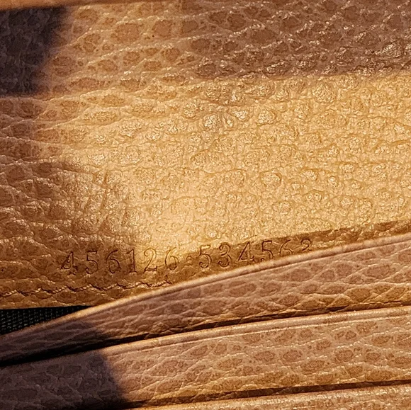 $540 Brand New Gucci Marmont GG Card Case Women's Leather Wallet Beige/Pink - Picture 6 of 8